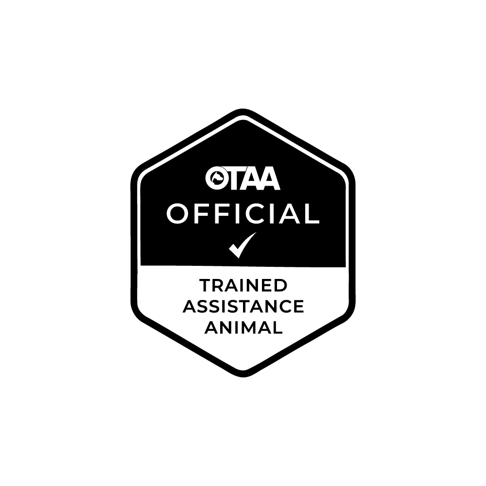 Official Trained Assistance Animal badge logo submission