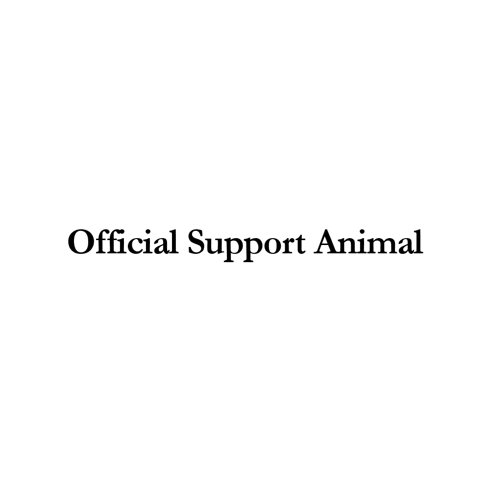 Official Support Animal plain-text logo submission